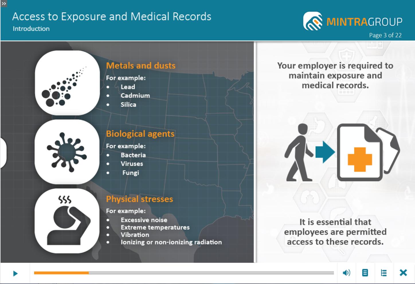 Access to Exposure and Medical Records (US) Training