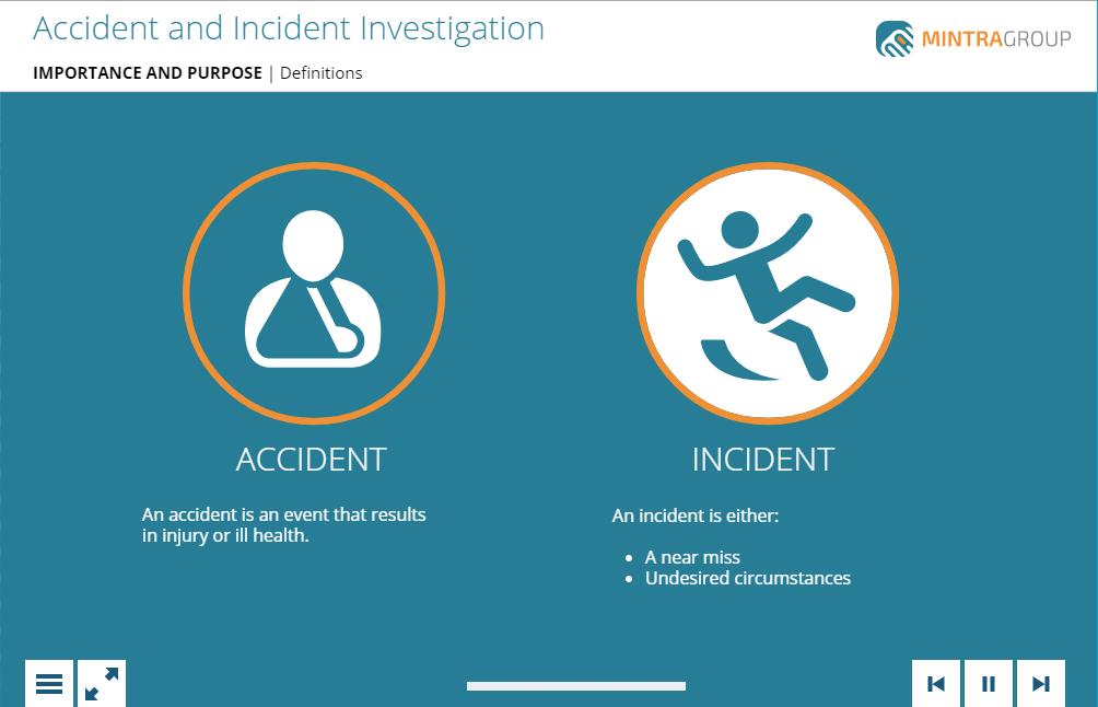 Accident and incident investigation Training