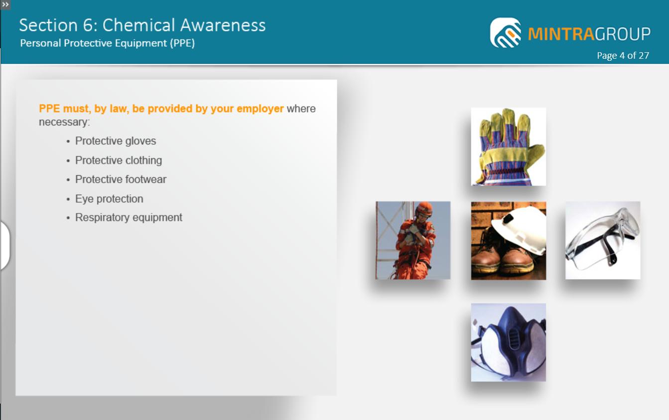 Chemical Awareness Training