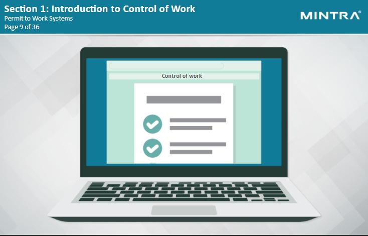 Control of Work: Awareness Level Training