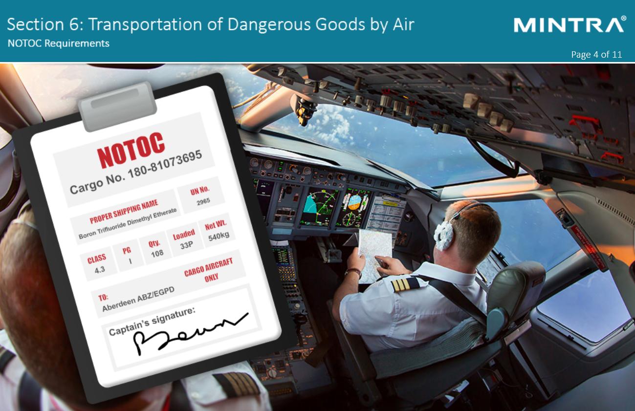 Dangerous Goods by Air Awareness Training - HCA Accredited 5