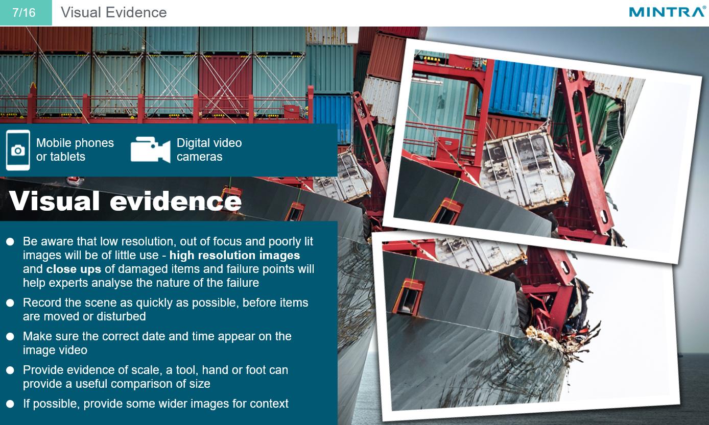 Evidence Collection: The Mariner's Role Training