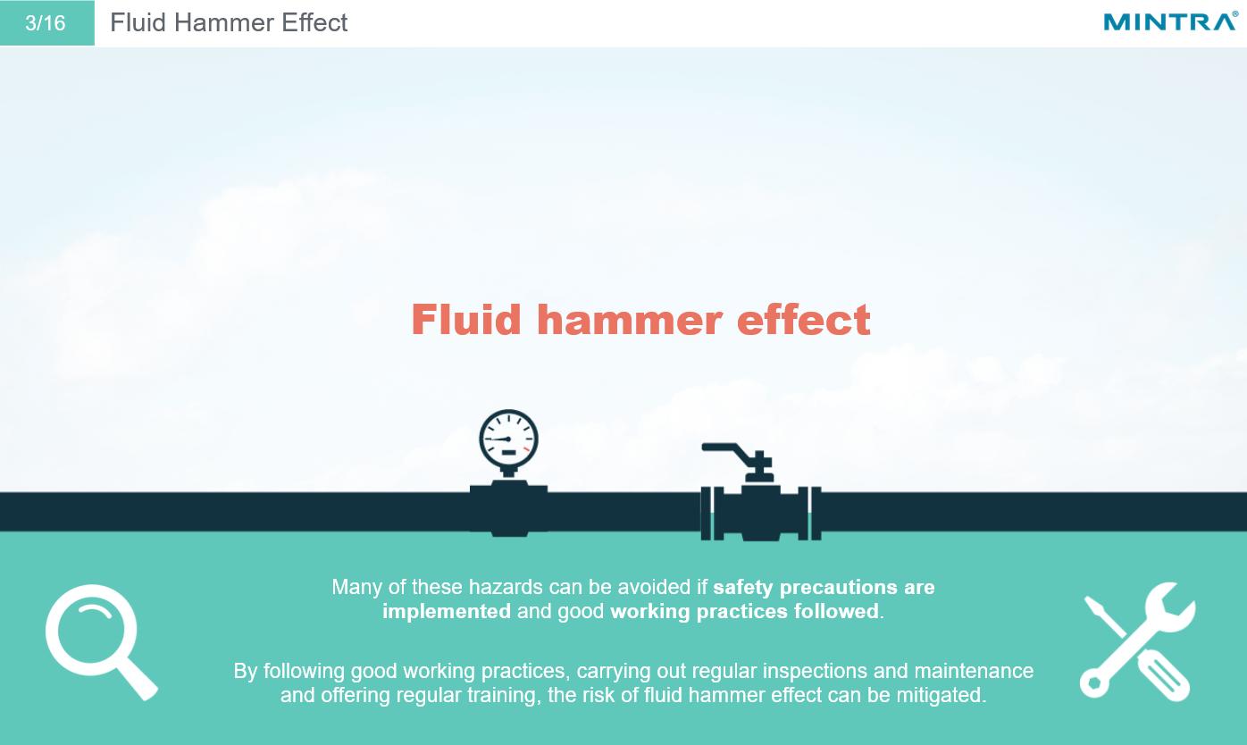Fluid Hammer Effect Training