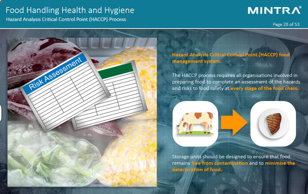 Food Handling Introduction to Health and Hygiene Training 4