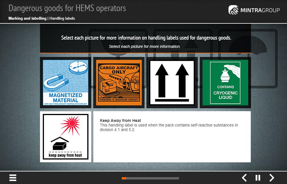 Handling of Dangerous goods for HEMS operators Training