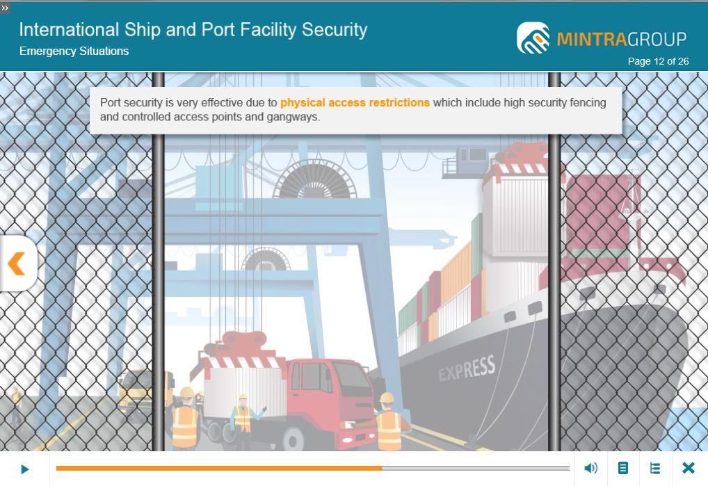 International Ship and Port Facility Security (ISPS) Training
