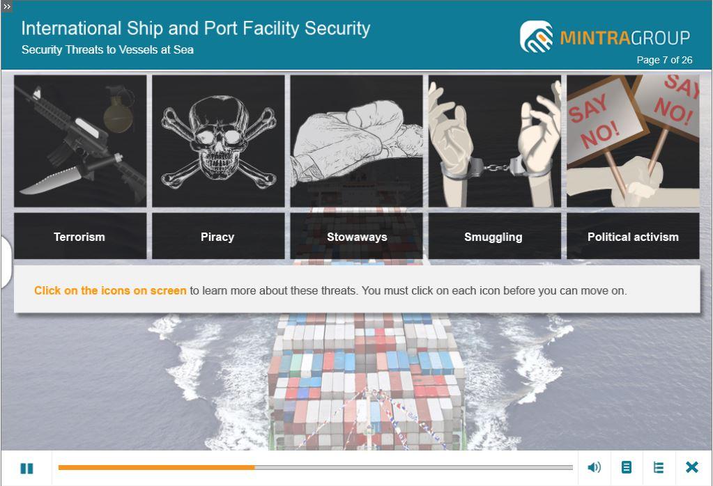 International Ship and Port Facility Security (ISPS) Training