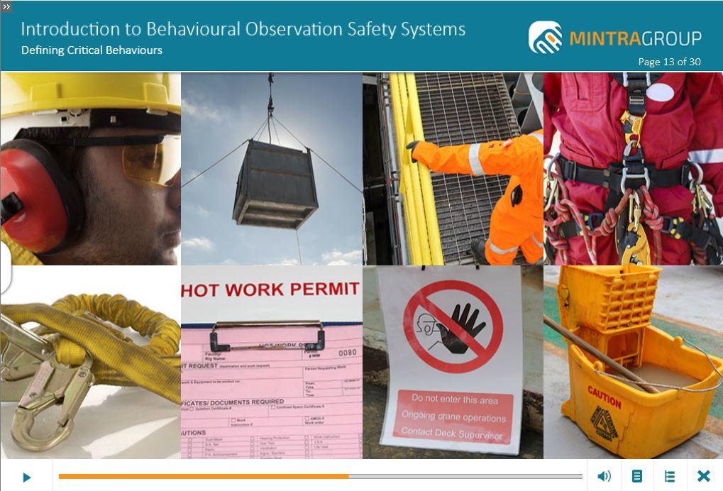 Introduction to Behavioural Observation Safety Systems Training