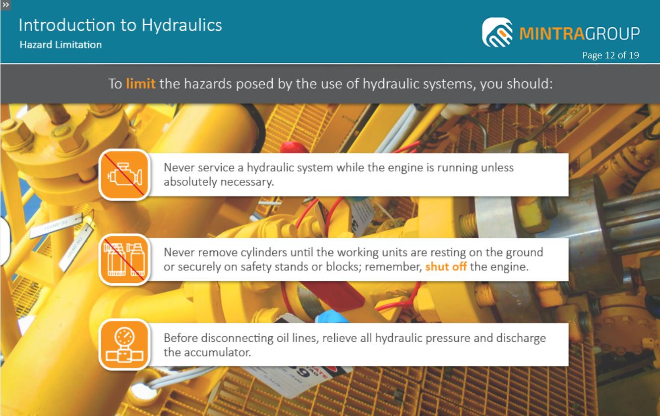 Introduction to Hydraulics Training
