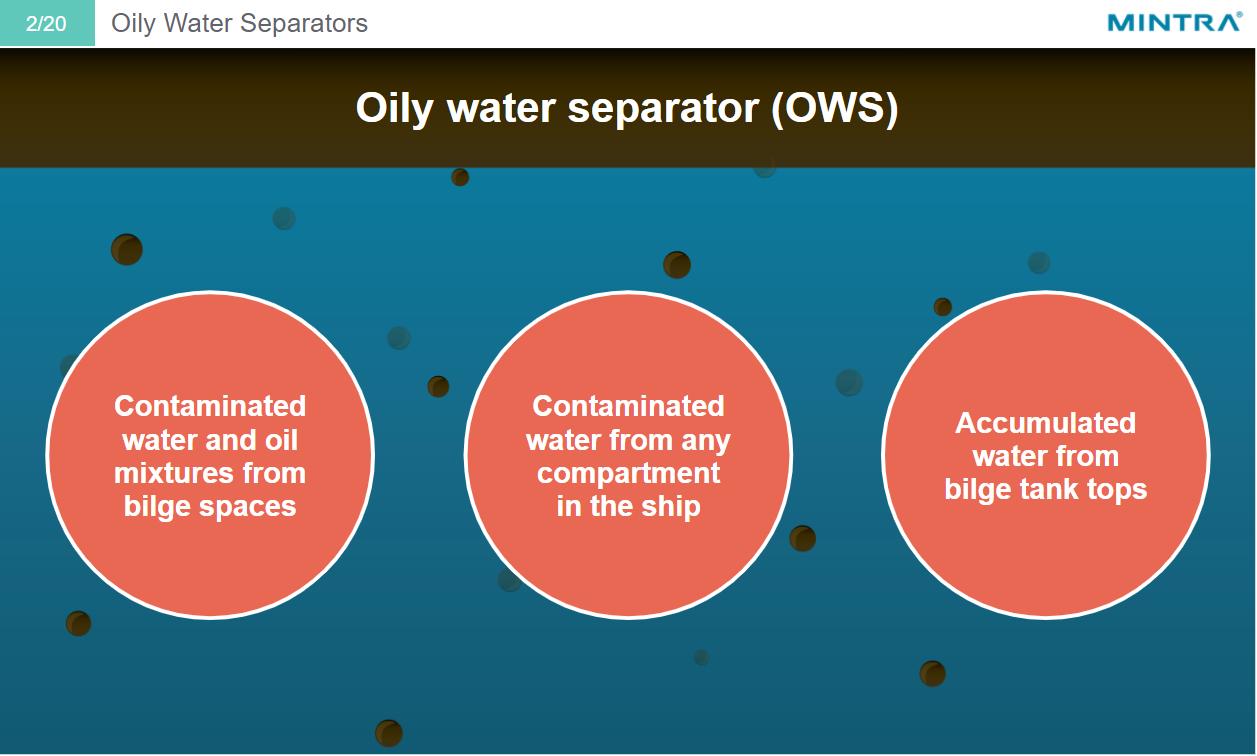 Introduction to Oily Water Separators Training