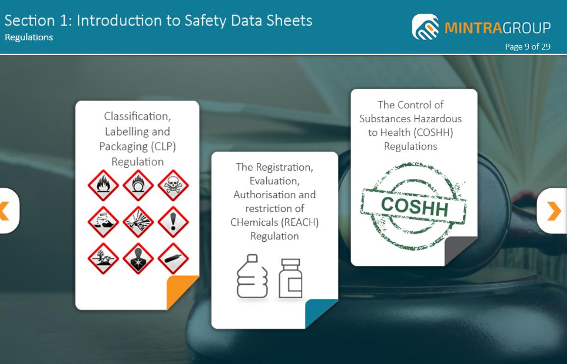 Introduction to Safety Data Sheets Training