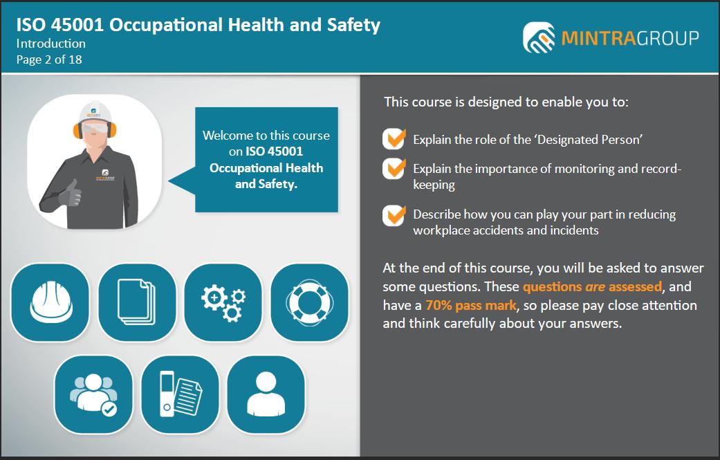 ISO 45001 Occupational Health and Safety Training