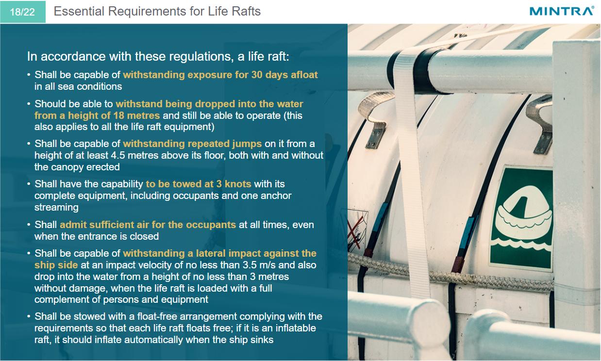 Life Rafts Training