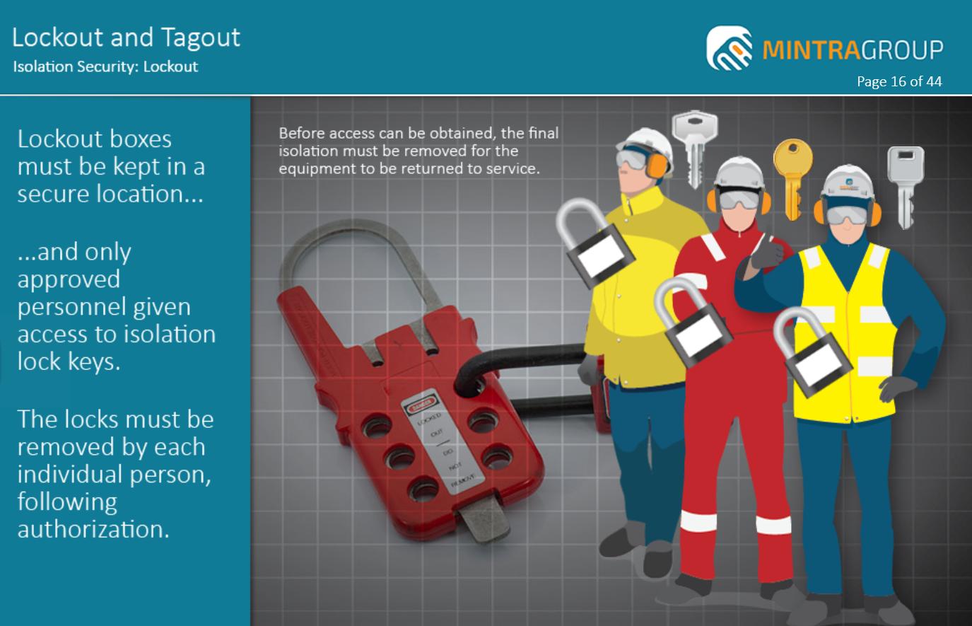 Lockout and Tagout (US) Training