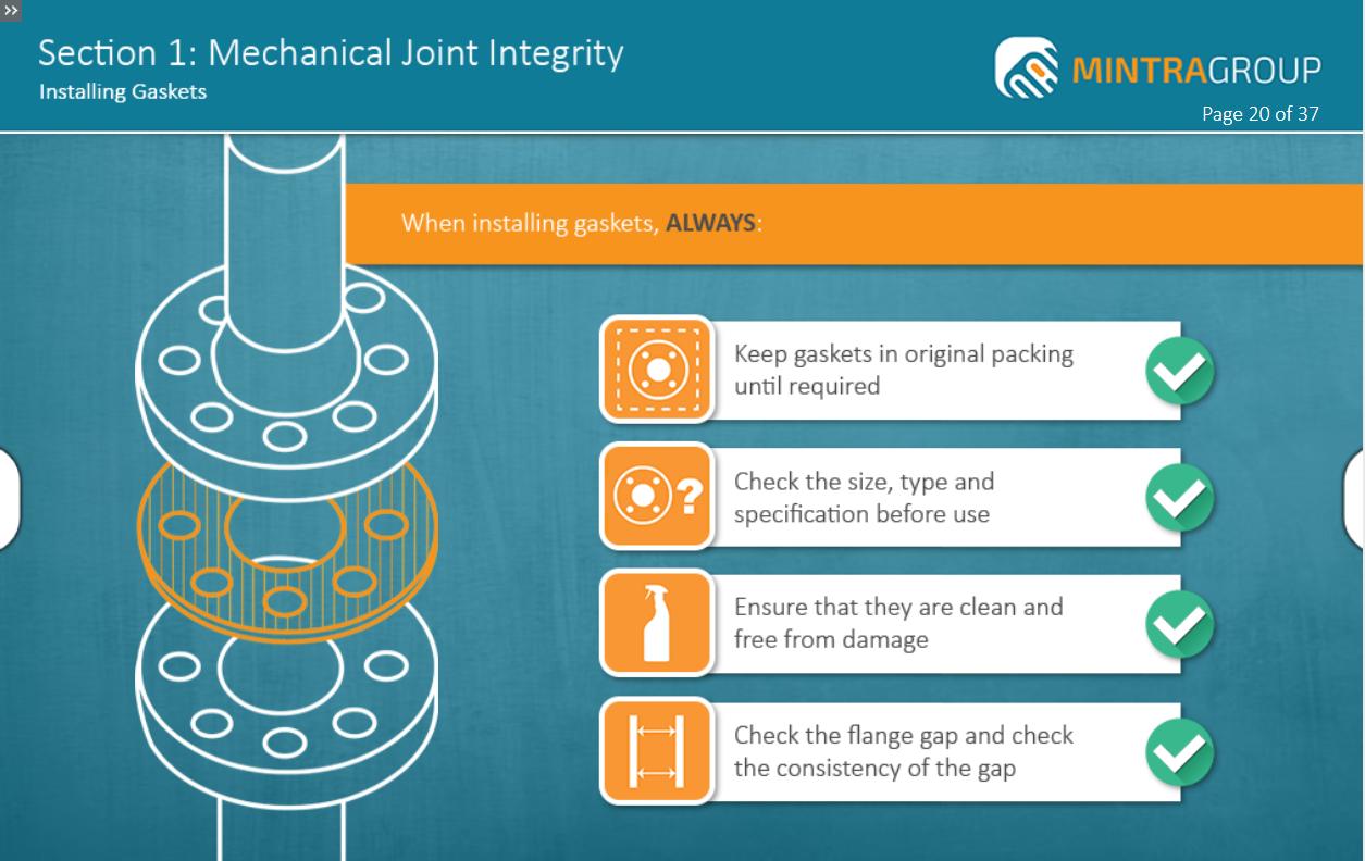 Mechanical Joint Integrity Training 2