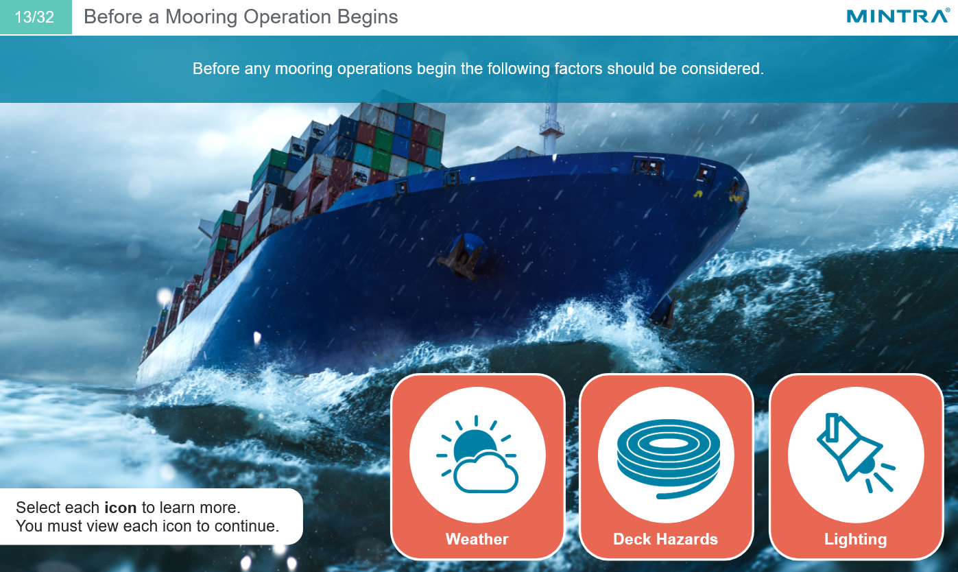 Mooring Safety Training - DNV Certified 3