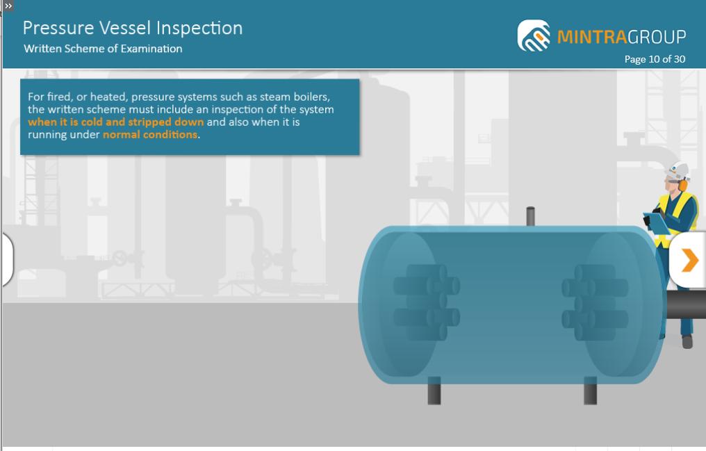 Pressure Vessel Inspection Training