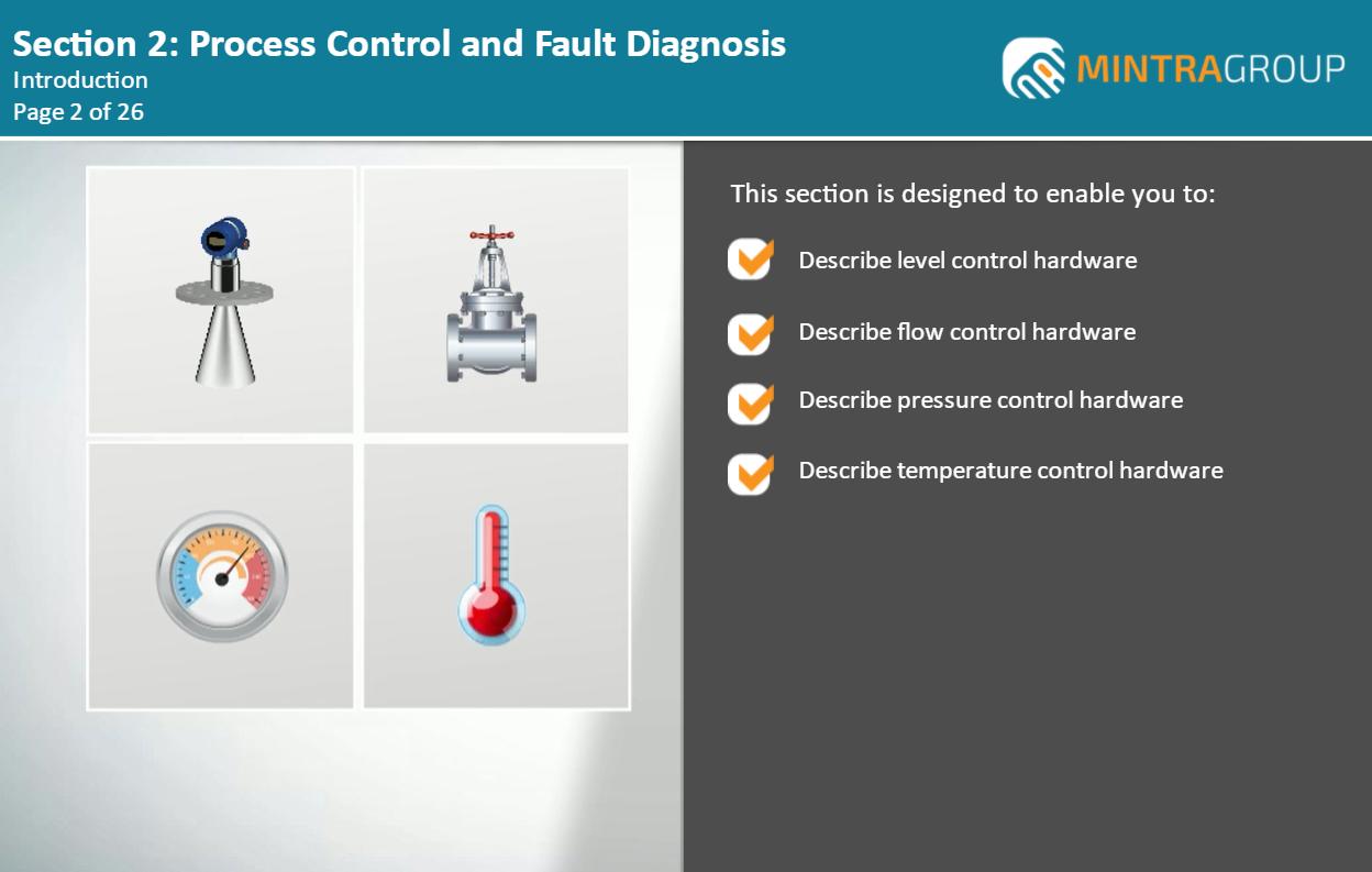 Process Control and Fault Diagnosis Training
