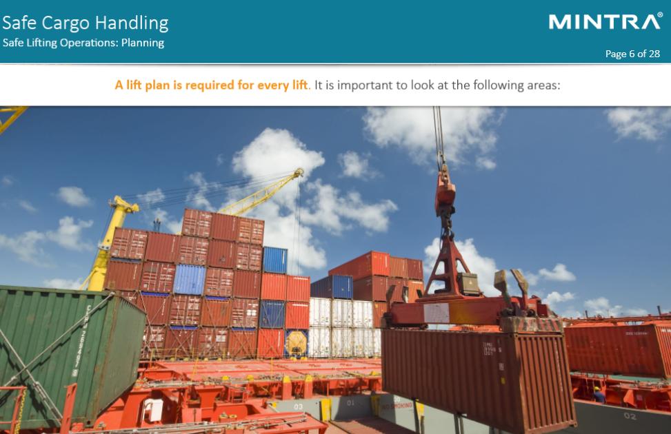 Safe Cargo Handling Training