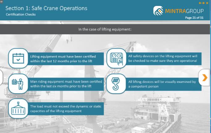 Safe Crane Operations Training
