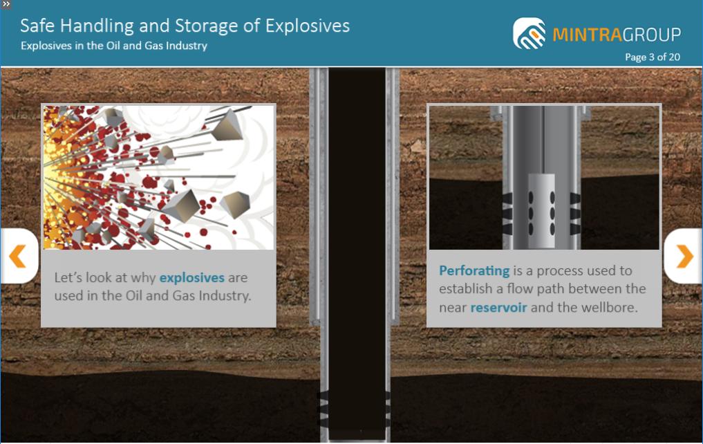 Safe Storage and Handling of Explosives Training