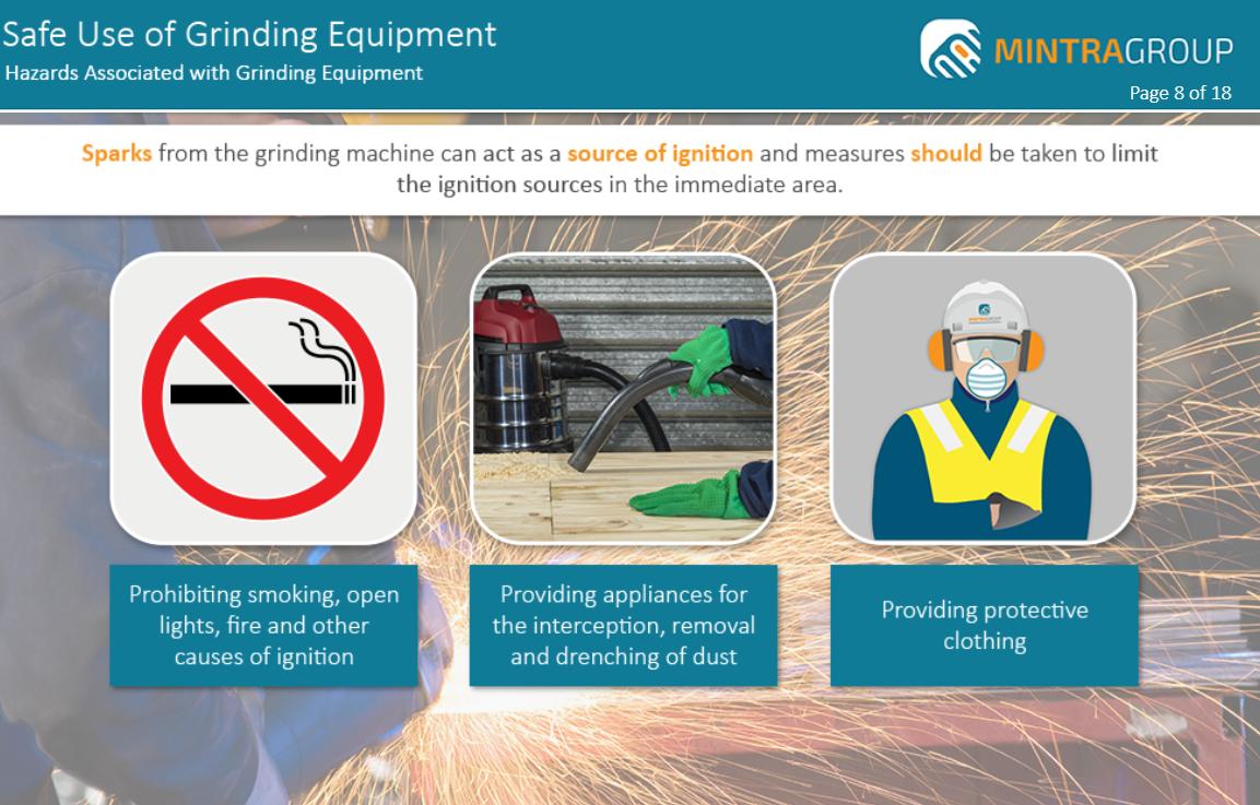 Safe Use of Grinding Equipment Training