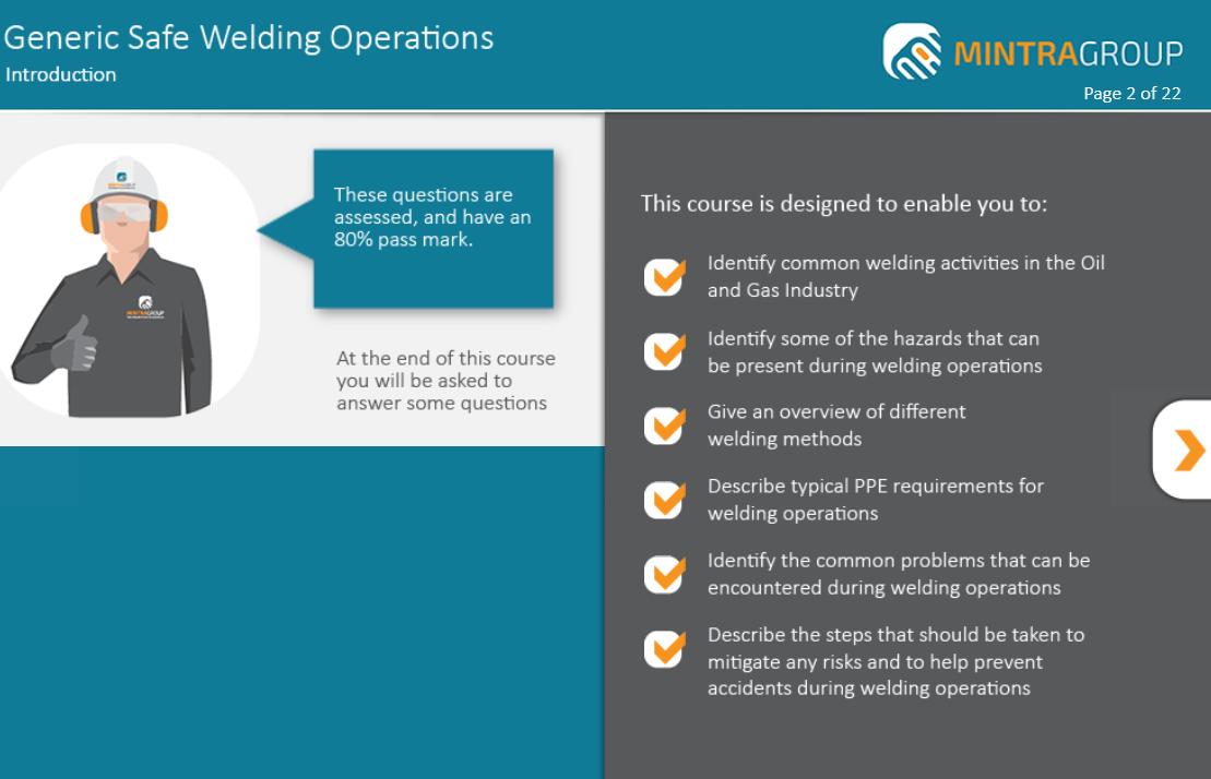 Safe Welding Operations Training