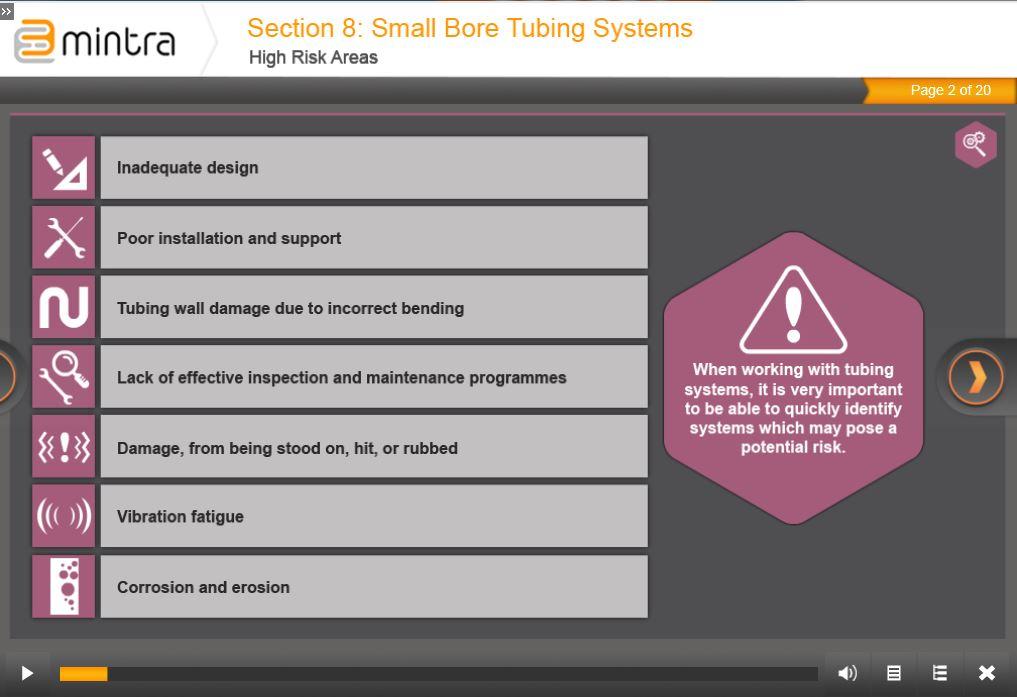 Small Bore Tubing Systems Training