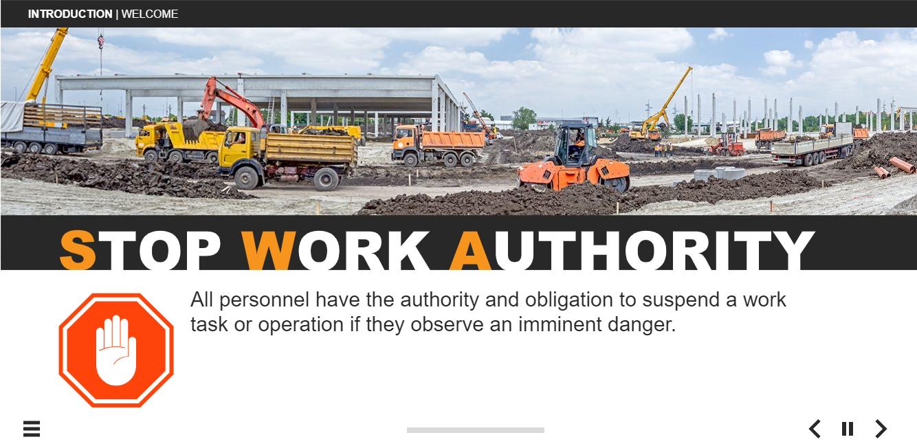 Stop Work Authority (US) Training