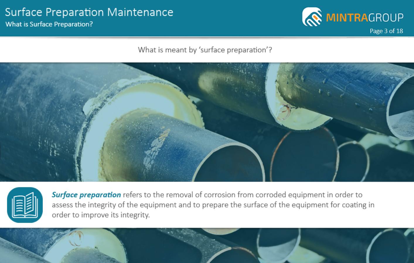 Surface Preparation Maintenance Training